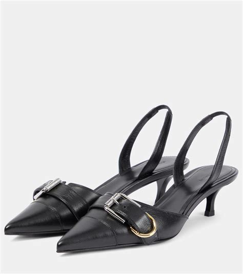 givenchy air pump|Voyou slingbacks in leather .